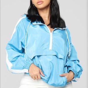 Blue Fashion Nova Track Jacket